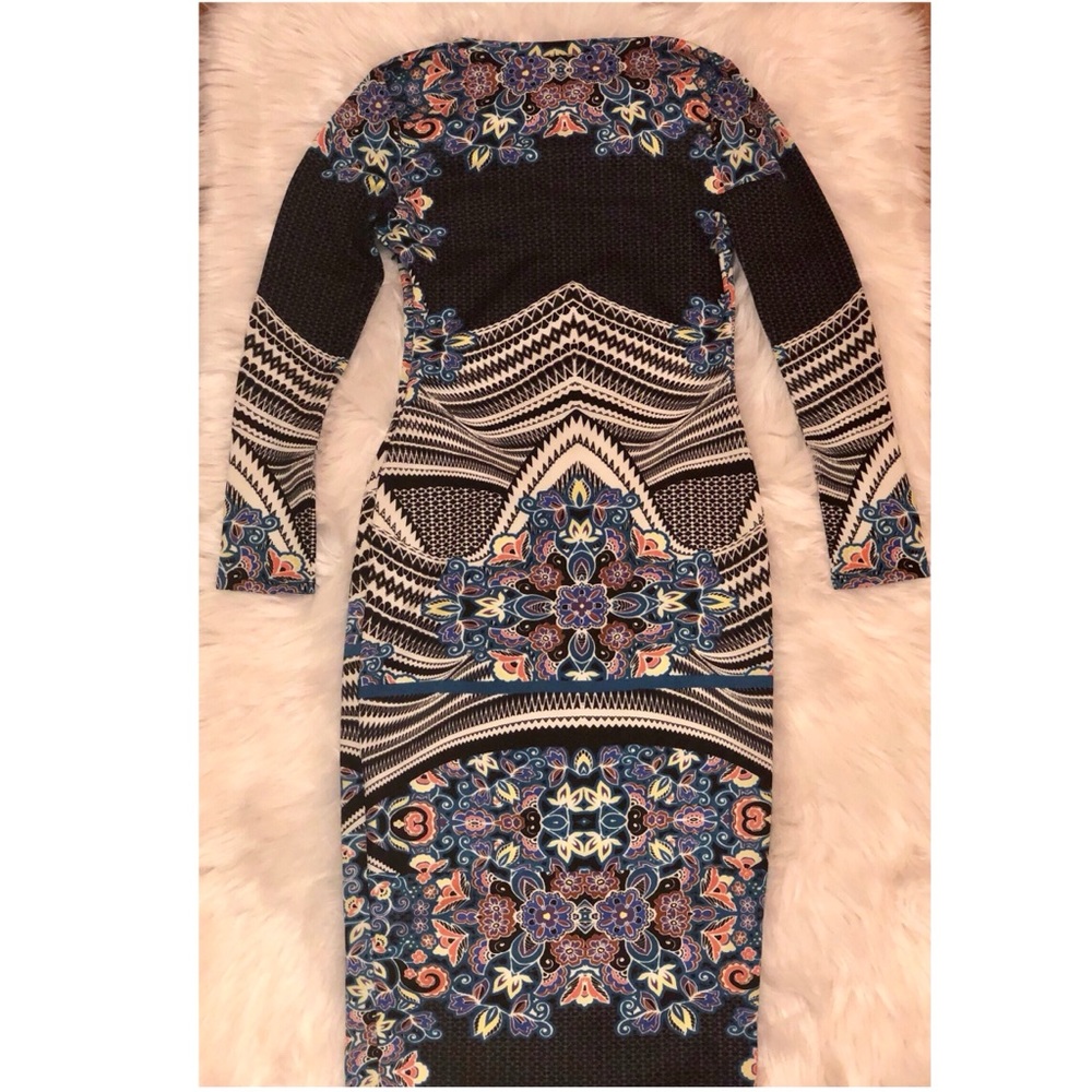 Blue Long Sleeve Midi Dress! - Picture 2 of 6